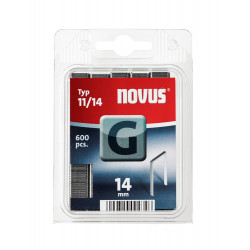 NOVUS, VLAKDRAAD NIETEN, G 11 14 MM, 600 ST.