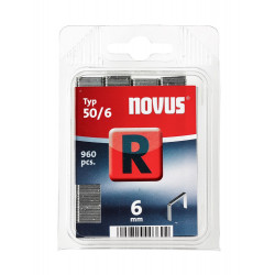 NOVUS VLAKDRAAD NIETEN R 50/6MM, 960 ST.