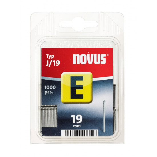 NOVUS, NAGELS (BRADS), E J 19MM , 1000 ST.