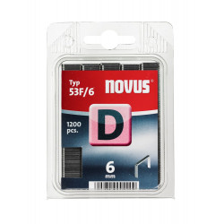 NOVUS, VLAKDRAAD NIETEN, D 53F 6 MM, 1200 ST.