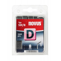 NOVUS, VLAKDRAAD NIETEN, D 53F 8MM, 1200 ST.