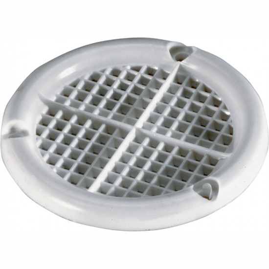 VENTILATIEROZET 45MM KUNSTSTOF WIT