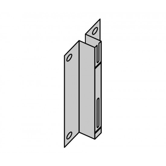 ELEMENT WANDRAIL ENKEL WIT 7 CM 10005-00005