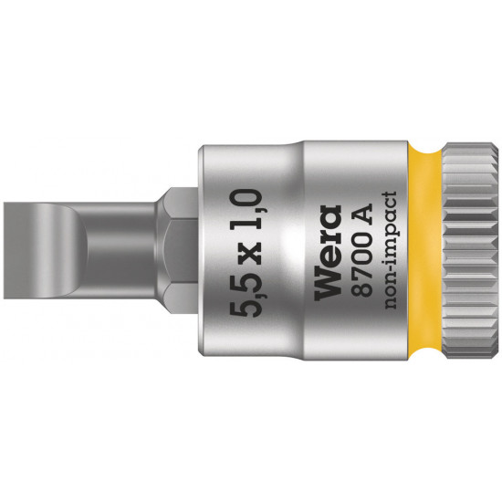 8700 A FL ZYKLOP SLEUFSCHROEVEN BITDOP MET 1/4"-AANDRIJVING, 1 X 5.5 X 28 MM