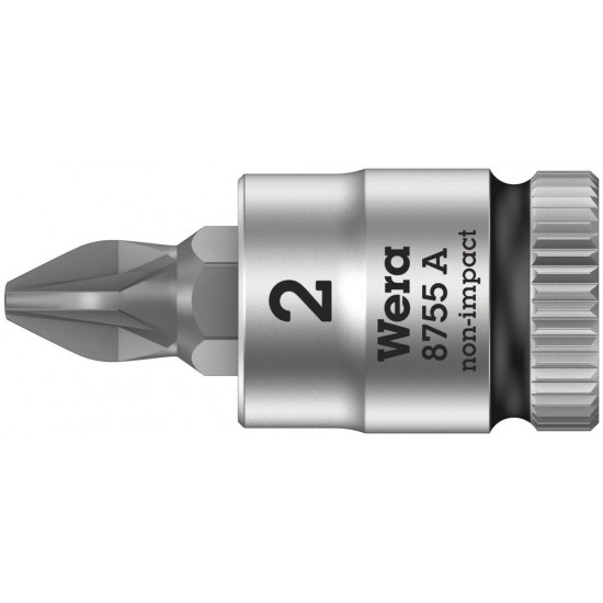 8755 A ZYKLOP POZIDRIV BITDOP MET 1/4"-AANDRIJVING, PZ 1 X 28 MM