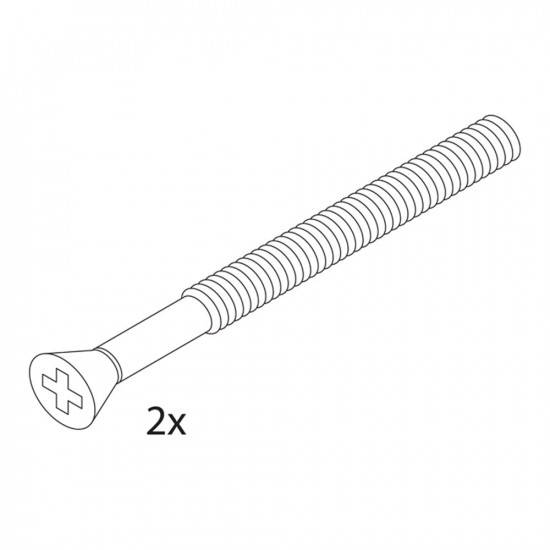 BOUT PAAR M4X50MM BORGMIDDEL TBV PL