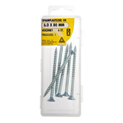 SPAANPLAATSCHROEF PK KK VZ 6.0 X 80 MM 6ST