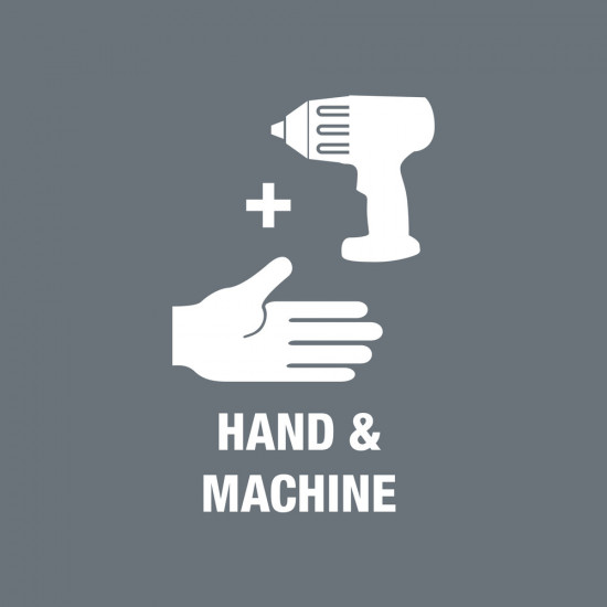 8790 HMA HF ZYKLOP HAND- EN MACHINEDOP, MET 1/4"-AANDRIJVING, MET VASTHOUDFUNCTIE, 14 X 23 MM