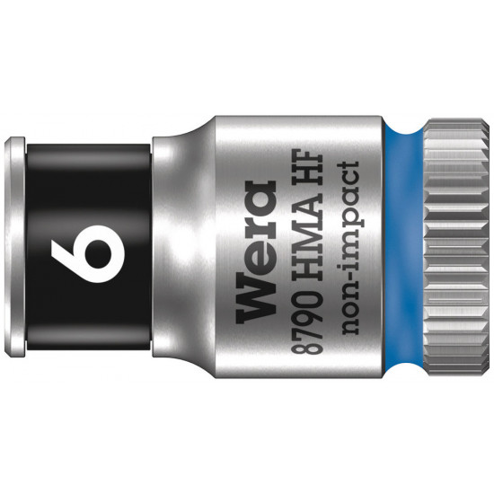 8790 HMA HF ZYKLOP HAND- EN MACHINEDOP, MET 1/4"-AANDRIJVING, MET VASTHOUDFUNCTIE, 6 X 23 MM