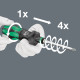 826 KRAFTFORM TURBO BIT-HANDHOUDER MET RAPIDAPTOR SNELWISSELFUNCTIE, 1/4" X 146 MM