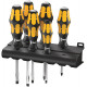 932/918/6 SCHROEVENDRAAIERSET KRAFTFORM WERA: DE SCHROEFBEITEL + HOUDER, 6-DELIG