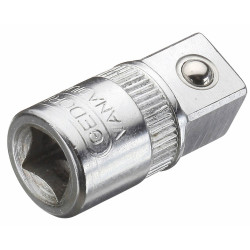 VERGROTINGSSTUK 2030 AANDRIJVING 1/4 INCH AANDRIJVING 3/8 INCH LENGTE 26 MM(NL+BE)