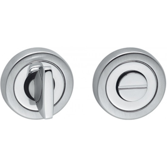 WC GARNITUUR ROND RVS MAT/GLANS WC 8MM