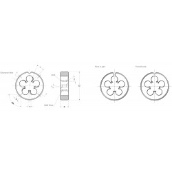 HSS SNIJPLAAT M4X0.7