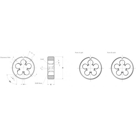 HSS SNIJPLAAT M4X0.7