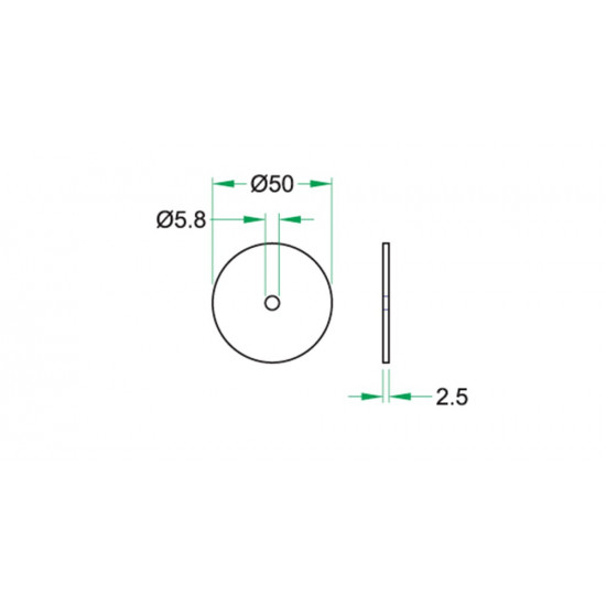 DEURBUFFER ROZET RVS MAT TBV 02003/02034/02036