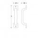 DEURGREEP HAMBURG 120MM YZ