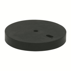 DEURBUFFER VERHOGER 10 MM RUBBER ZWART TBV 01999