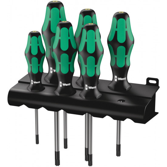 367/6 TORX® BO KRAFTFORM SCHROEVENDRAAIERSET + HOUDER, 6-DELIG