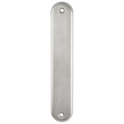 BLINDSCHILD (AFDEK) AFGEROND LS RVS MAT SCHROEF-BEV
