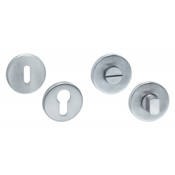 WC-SLUITING ø50X7MM INCL. 6/7MM STIFT RVS MAT