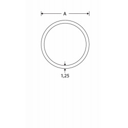 BUIS ROND 25,4MM PER CM MGO