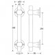 DEURGREEP CHEMIN DE FER 300X22MM MMZ