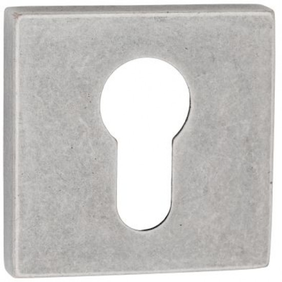 CILINDERROZET PAAR LU 52X52 MM ANTIEK ZILVER