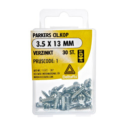 PARKERS CIL.KOP VERZINKT 3.5X13 30 ST