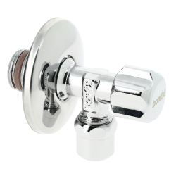 BONFIX HOEKSTOPKRAAN VERCHROOMD 3/8" X 10 MM MET ROZET
