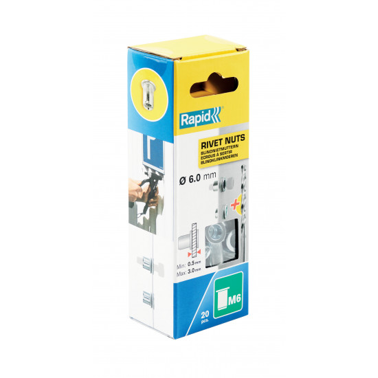 M6 BLINDKLINKMOEREN 20 ST. + BOOR, BOX