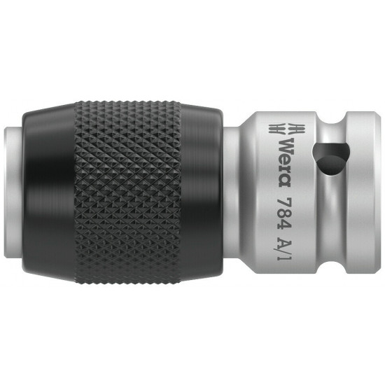784 A 1/4" ADAPTER MET SNELWISSELFUNCTIE, 1/4" X 30 MM