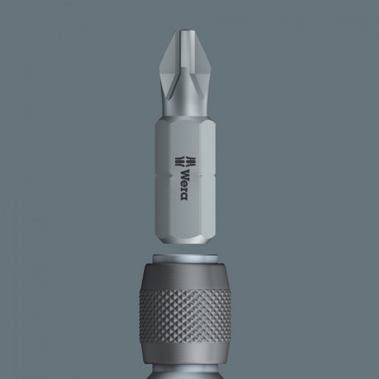 784 A 1/4" ADAPTER MET SNELWISSELFUNCTIE, 1/4" X 30 MM