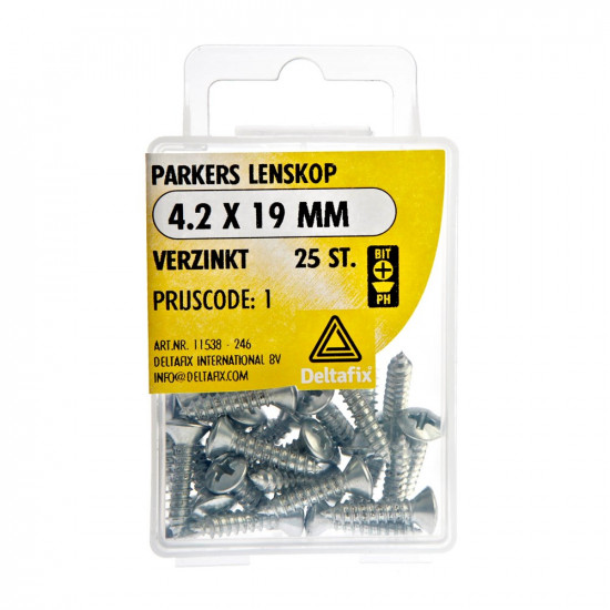 PARKER LK PH VZ 4.2 X 19 MM DIN 7983C 25ST