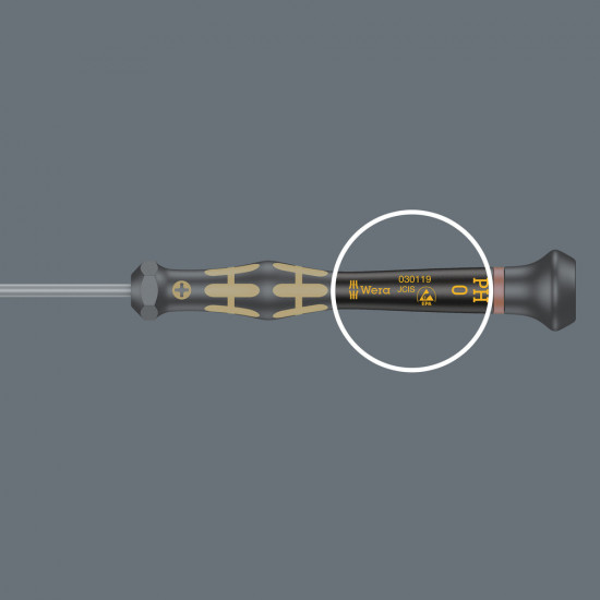 1567 TORX® ESD KRAFTFORM MICRO SCHROEVENDRAAIER, TX 6 X 40 MM