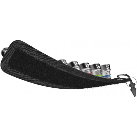 BELT A 1 ZYKLOP DOPPEN SET, MET VASTHOUDFUNCTIE, MET 1/4" -AANDRIJVING, 10-DELIG