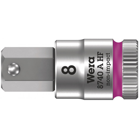 8740 A HF BINNENZESKANT ZYKLOP BITDOP MET 1/4"-AANDRIJVING MET VASTHOUDFUNCTIE, 4 X 100 MM