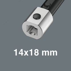 7782 C INSTEEKRATEL, OMSCHAKELBAAR, 14X18 MM, 14X18 X 1/2" X 66 MM