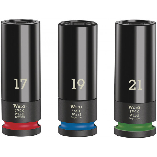 WHEEL IMPAKTOR C SET 1 DOPPEN SET, MET 1/2" AANDRIJVING, 3-DELIG