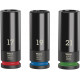 WHEEL IMPAKTOR C SET 1 DOPPEN SET, MET 1/2" AANDRIJVING, 3-DELIG