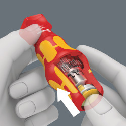 827 T I KRAFTFORM TURBO HANDHOUDER, 9 X 125 MM