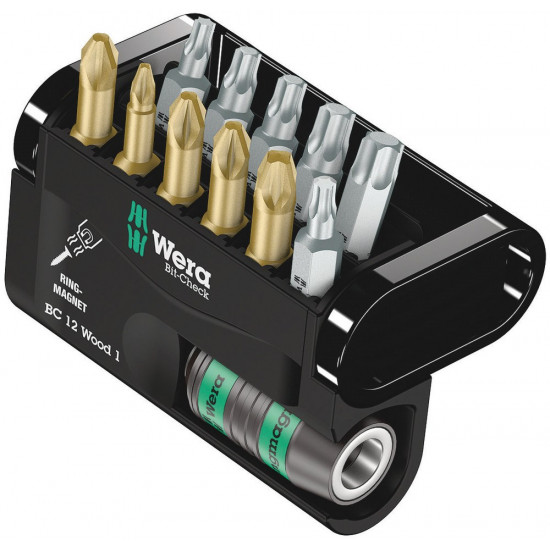 BIT-CHECK 12 WOOD 1 SB, 12-DELIG