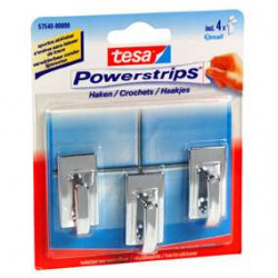 TESA POWERSTRIPS SMALL CLASSIC CHROOM 12 0 CHROOM