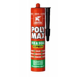 GRIFFON POLY MAX® FIX & SEAL EXPRESS ZWART KOKER 425 G