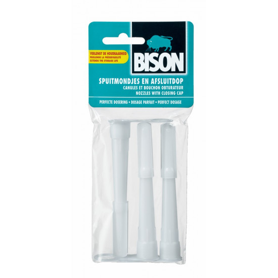 BISON SPUITMONDJES ZAK 3 STUKS