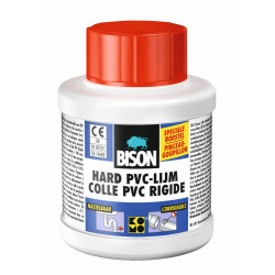 BISON HARD PVC LIJM BOT 250ML*6 NLFR