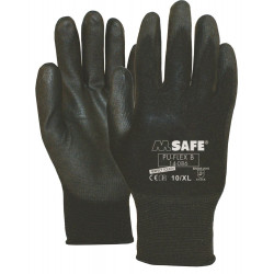 M-SAFE PU-FLEX B 14-086 ZWART, XL