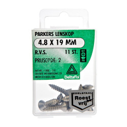 PARKER LK PH RVS A2 4.8 X 19 MM DIN 7983C 11ST