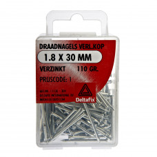 DRAADNAGELS VERL.KOP VERZINKT 1.8X30 110 GR