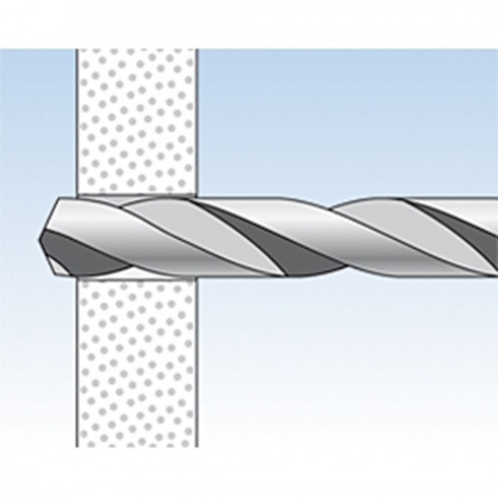 FISCHER HOLLEWANDPLUG MET SPAANPLAATSCHROEF, 10X28MM, 5 ST